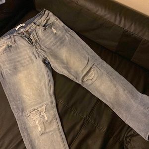 Reworked jeans